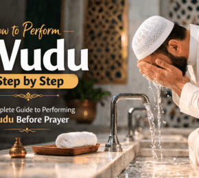 how to perform wudu step by step