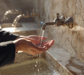 how to perform wudu step by step washing hands