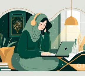 Student learning Hifz Quran online with a qualified Quran teacher through online Hifz classes