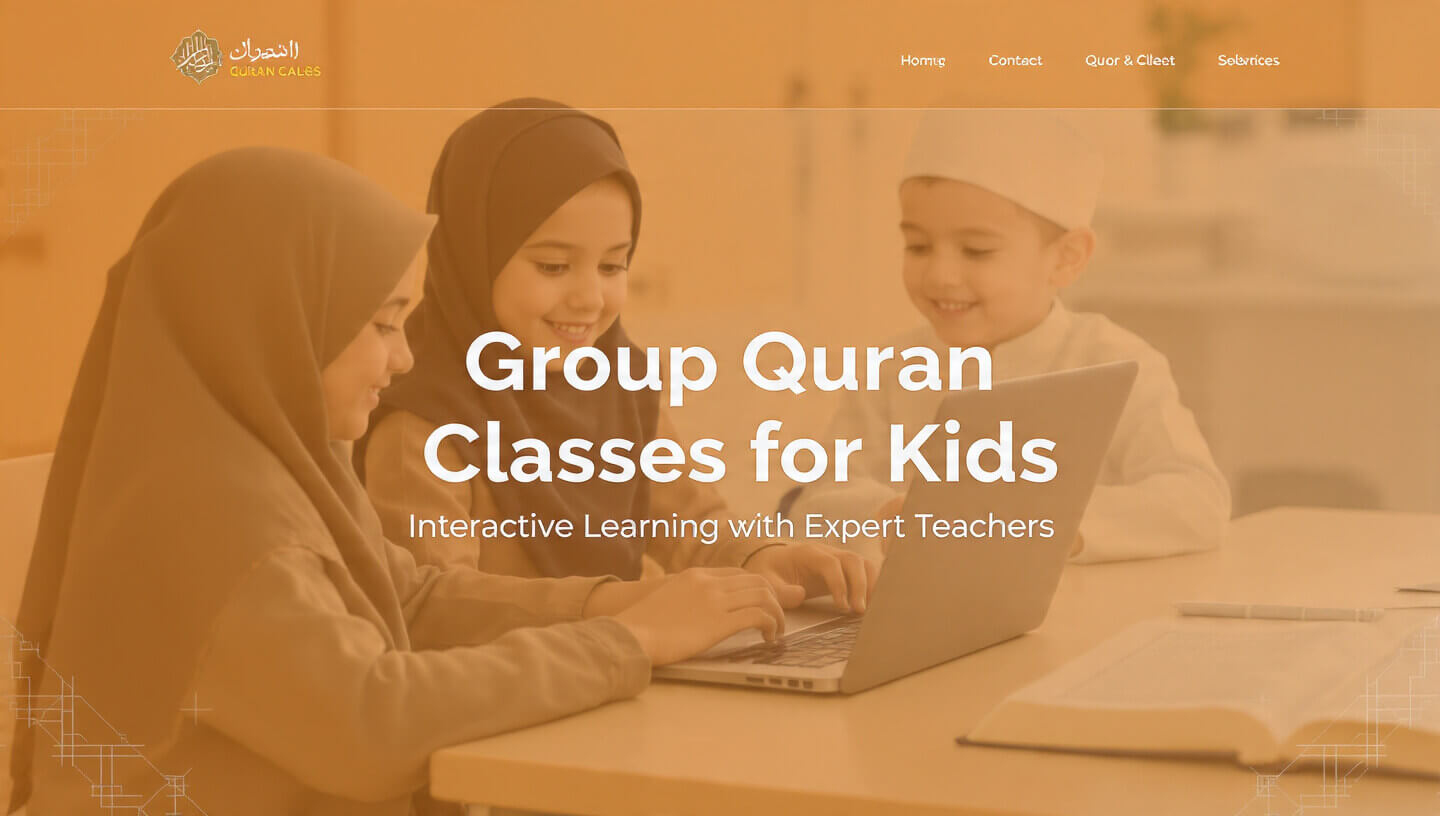 Islamic online Quran classes for kids in group learning environment