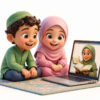 Is It Safe to Learn Quran Online from Home with qualified Quran teacher teaching two children